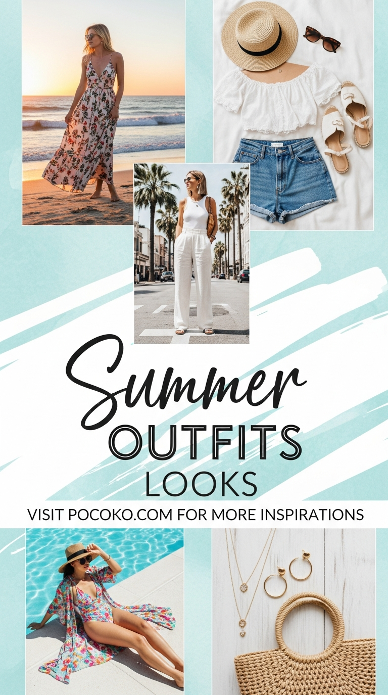 Summer outfits this year feel sun-kissed and self-assured. Like your wardrobe finally understands the assignment.