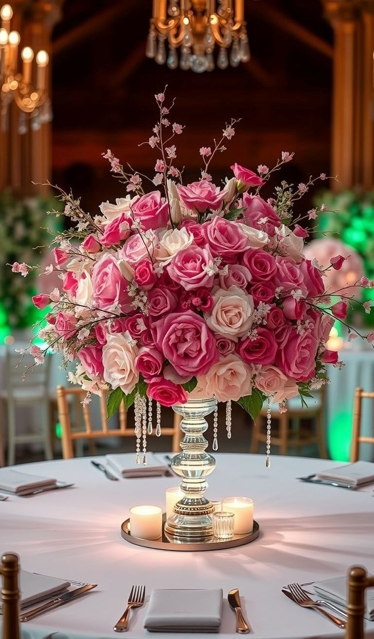 Wedding Centerpieces That Will Dazzle Guests | Pocoko A centerpiece shouldn't be a wall between you and the person sitting across the table. These low-profile arrangements prove that you can have high-end style without needing a megaphone to talk over the flowers.