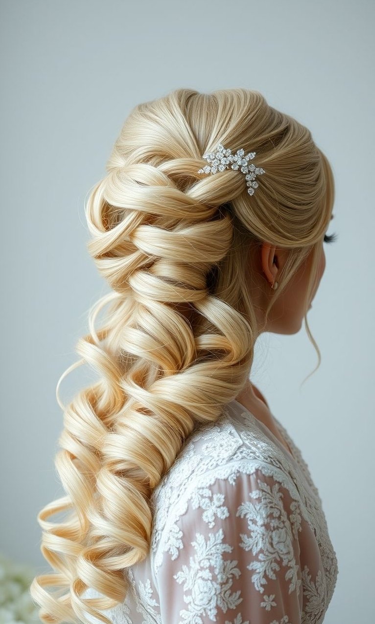 Wedding Hair Inspirations 2026 is all about balance. Polished updos meet playful textures for a look that feels complete.