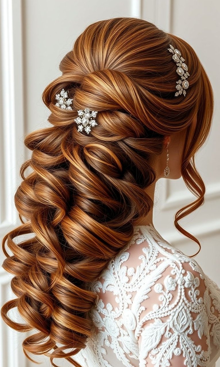 If your hair doesn't have its own zip code by the end of the night, did you even have a 2026 wedding? Dive into these voluminous Wedding Hair Inspirations 2026 for that "more is more" energy.