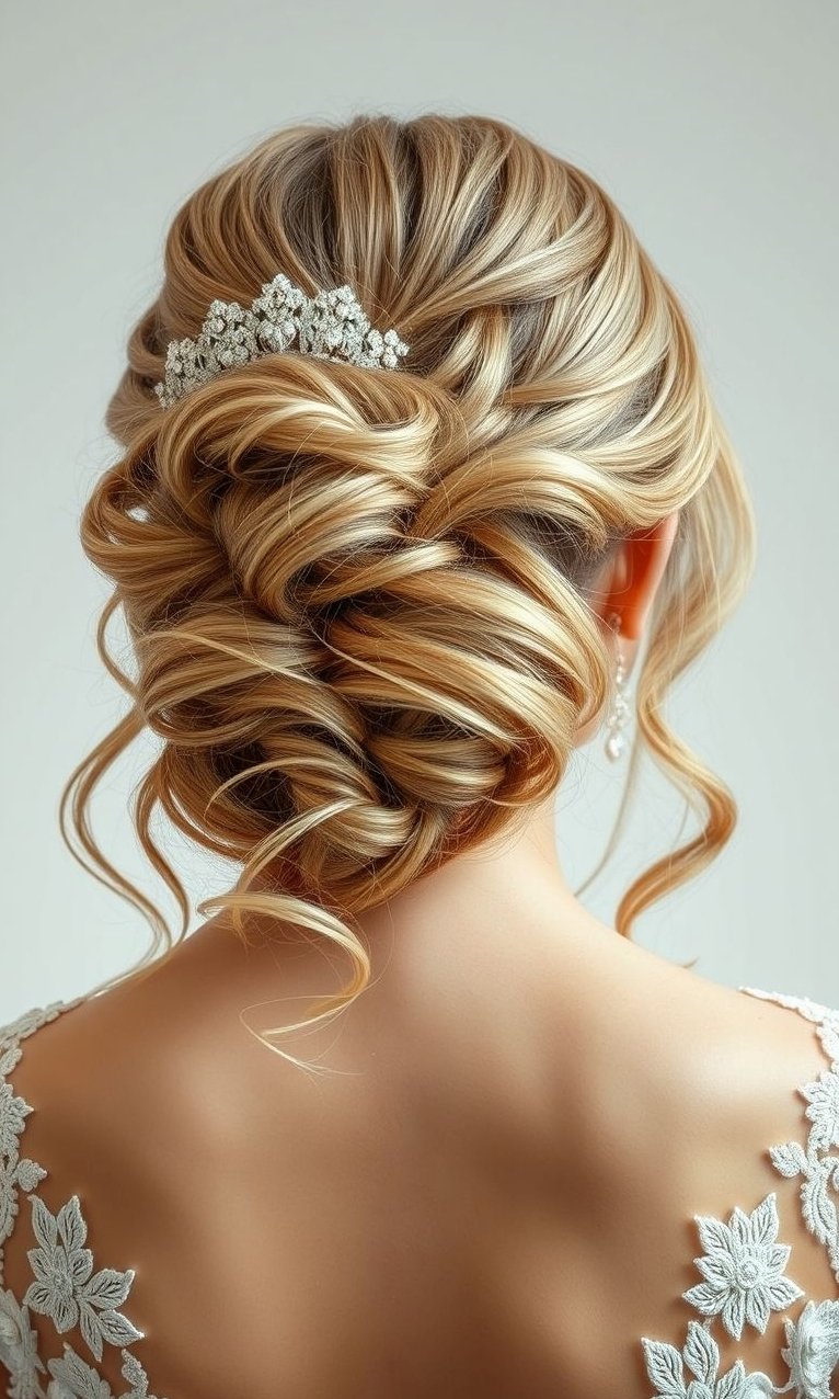 Bobby pins are basically the currency of the bridal world in 2026, and I’m ready to invest heavily. This intricate masterpiece is leading the pack for Wedding Hair Inspirations 2026 this year.
