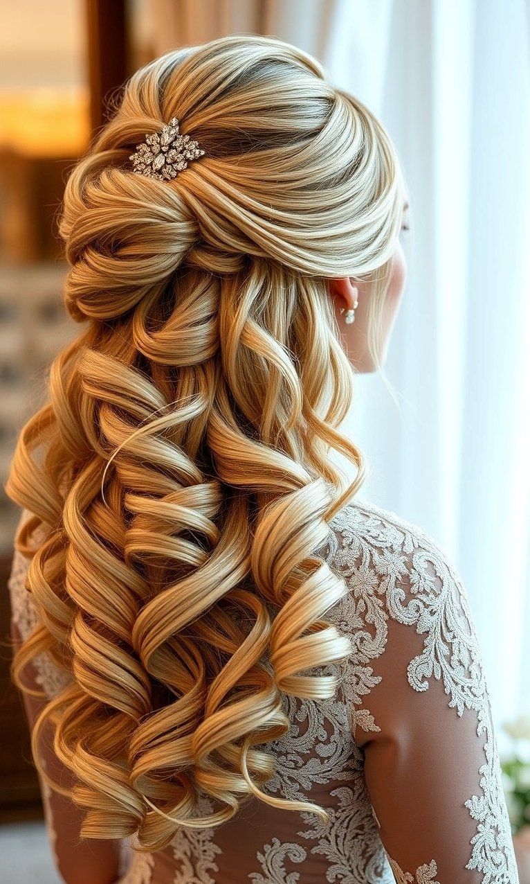 If I could marry a hairstyle, it would probably be this one, but I suppose the groom is a decent second choice. This is the kind of commitment we’re seeing in Wedding Hair Inspirations 2026.