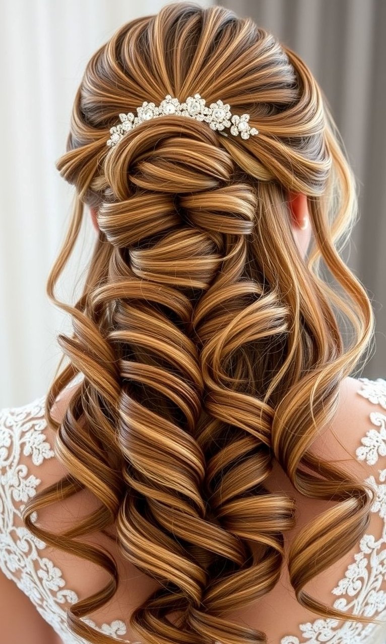 2026 is the year we stop apologizing for wanting hair accessories that are basically pieces of crown jewelry. These Wedding Hair Inspirations 2026 are all about the sparkle and the shine.
