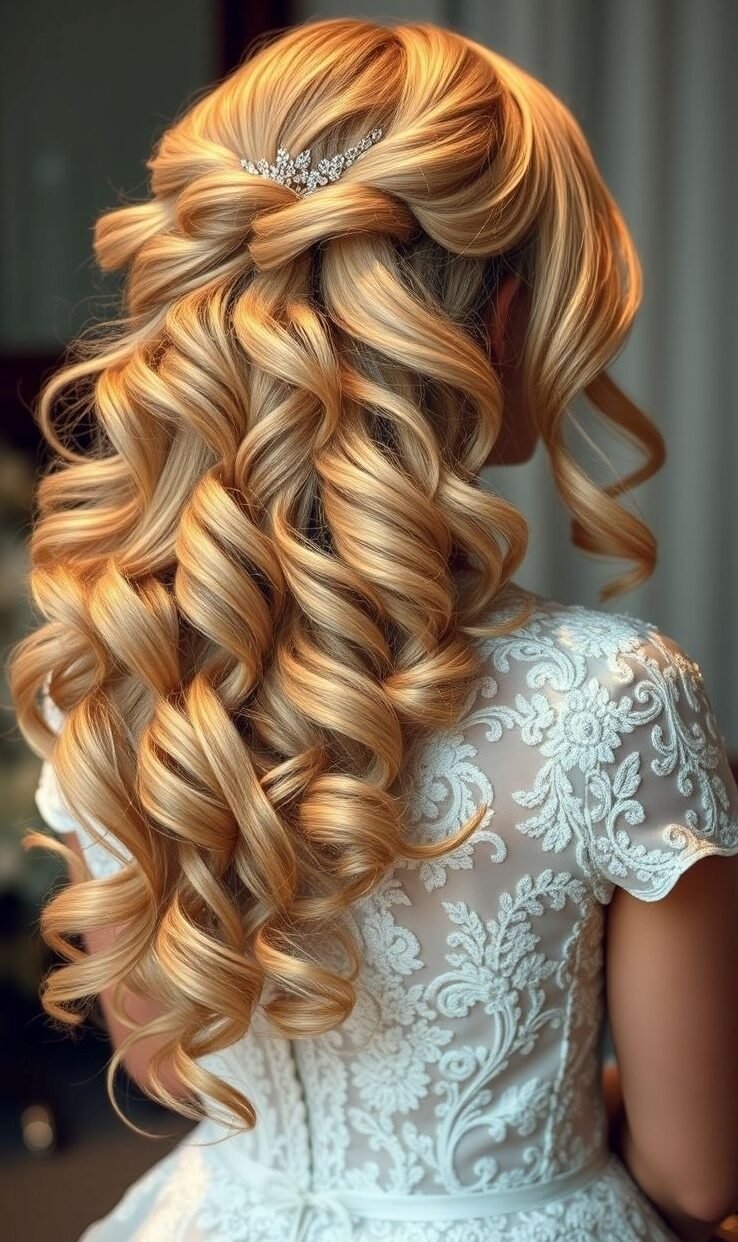 Wedding Hair Inspirations 2026: Stunning Styles Worth Stealing | Pocoko My photographer asked for "movement," so I’m giving them these wispy, romantic strands that catch the light perfectly. This is high-level aesthetic strategy found only in Wedding Hair Inspirations 2026.