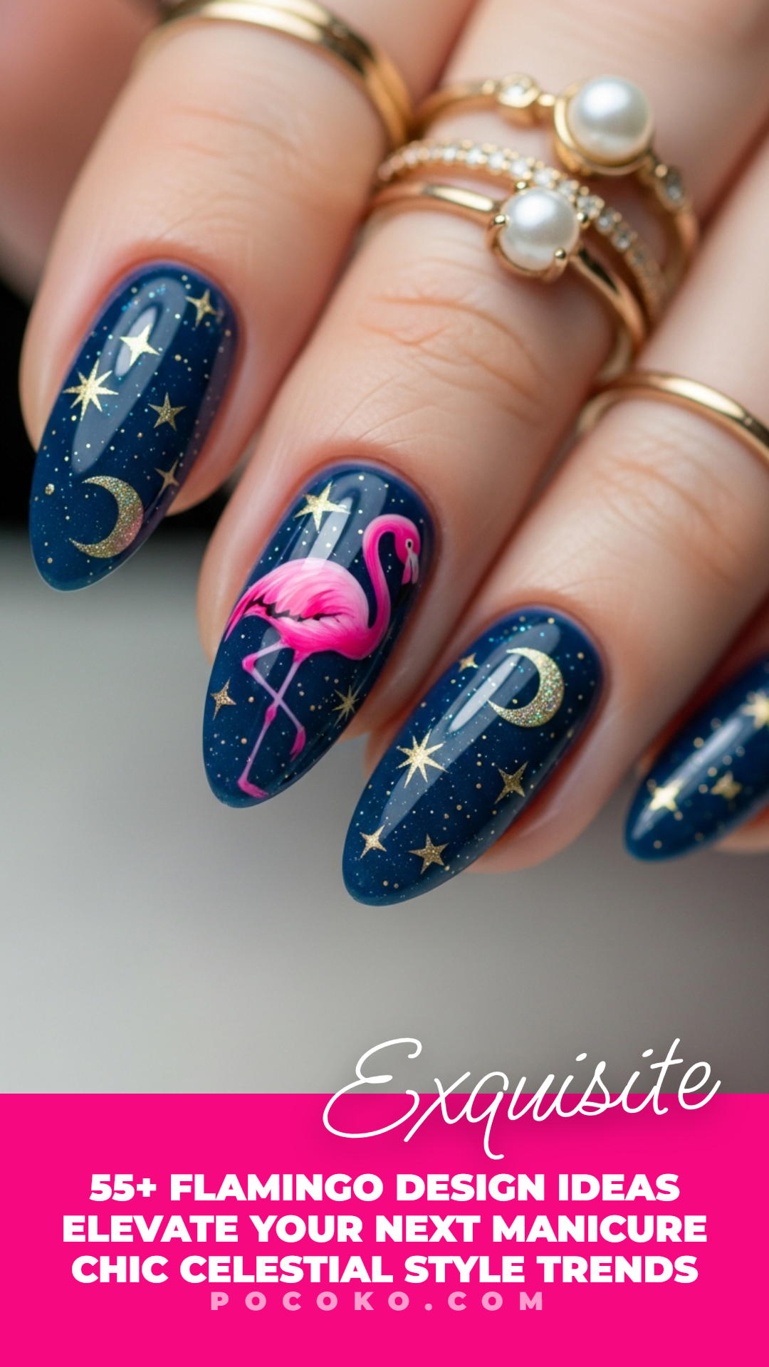 Flamingo nailart ideas turn ordinary manicures into conversation starters. One glance and people can’t help but smile at the playful detail.