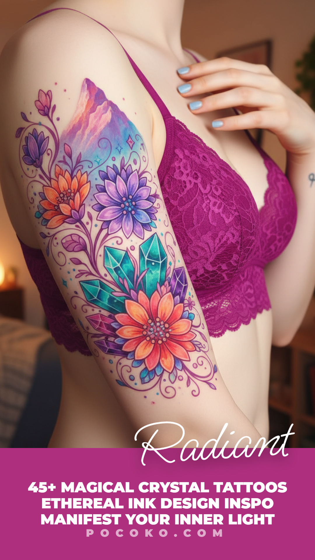 With magical tattoo ideas, every tattoo feels like a secret charm. Elegant details and mystical themes create a look that’s both enchanting and unforgettable.
