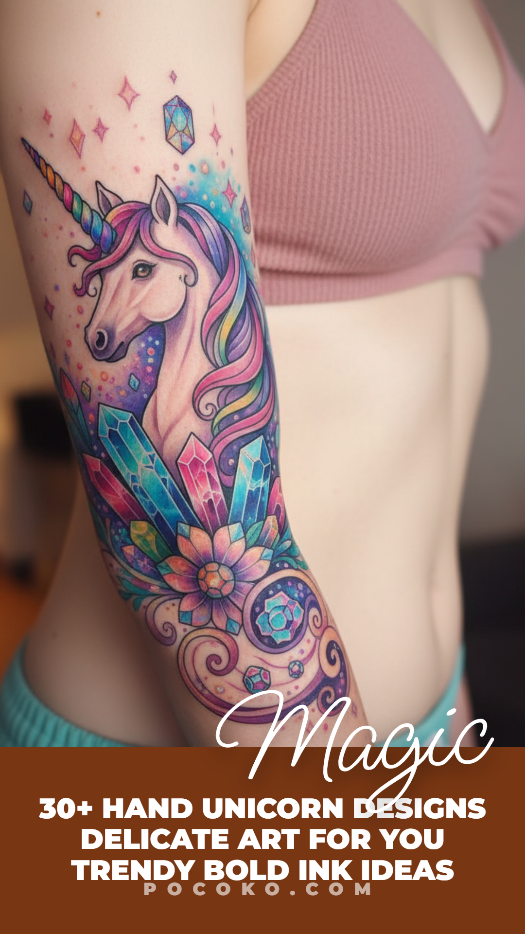 Magical tattoo ideas feel like tiny portals to another world. A bit mystical, a bit artistic, and completely unforgettable.