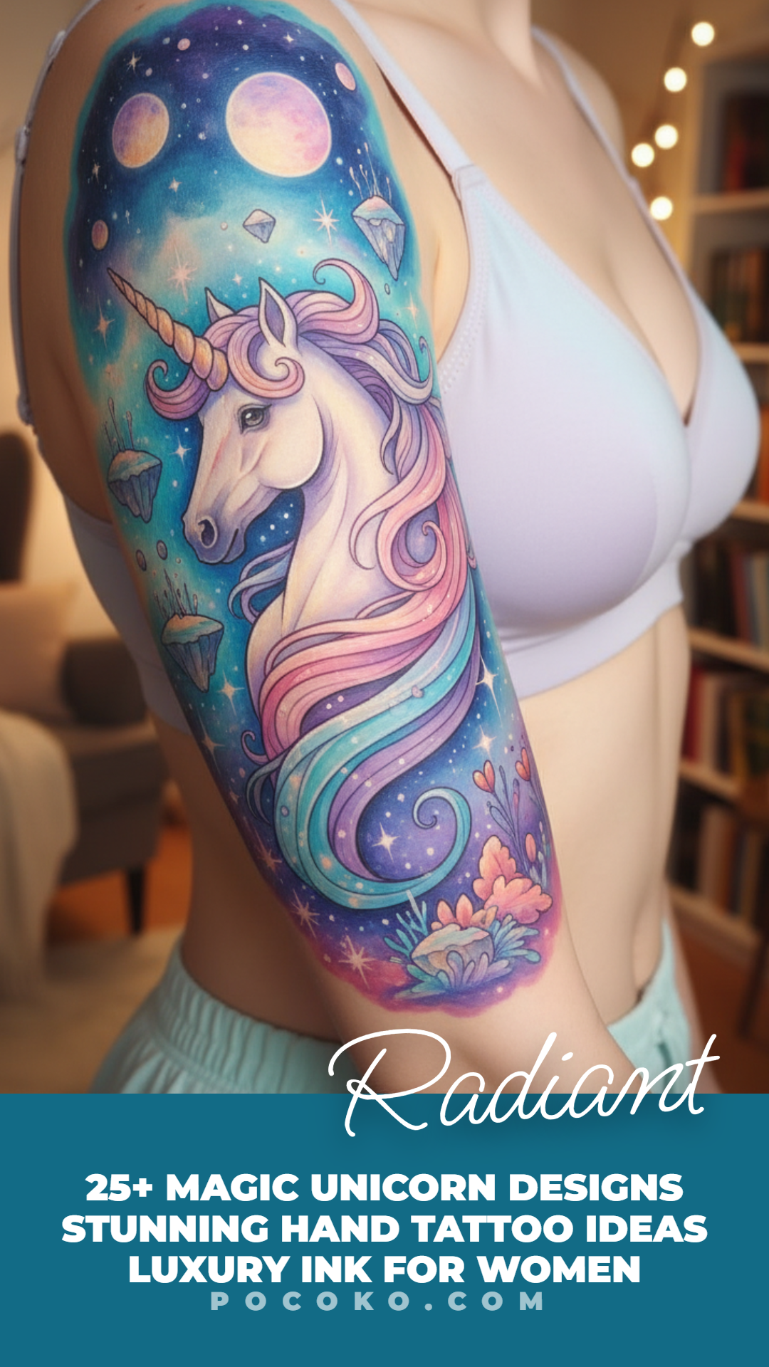 There’s a dreamy quality to magical tattoo ideas that’s hard to ignore. Soft lines, mystical elements, and a hint of magic make them truly mesmerizing.