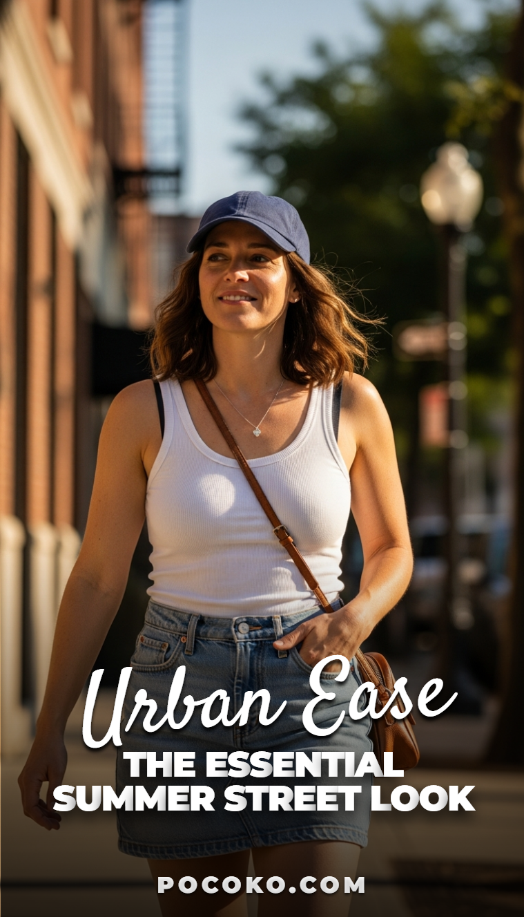 65+ Summer Outfit Looks: Breathtaking Stunning Styles | Pocoko Casual street wear makes everyday outfits feel like a statement. It’s subtle, stylish, and quietly confident.