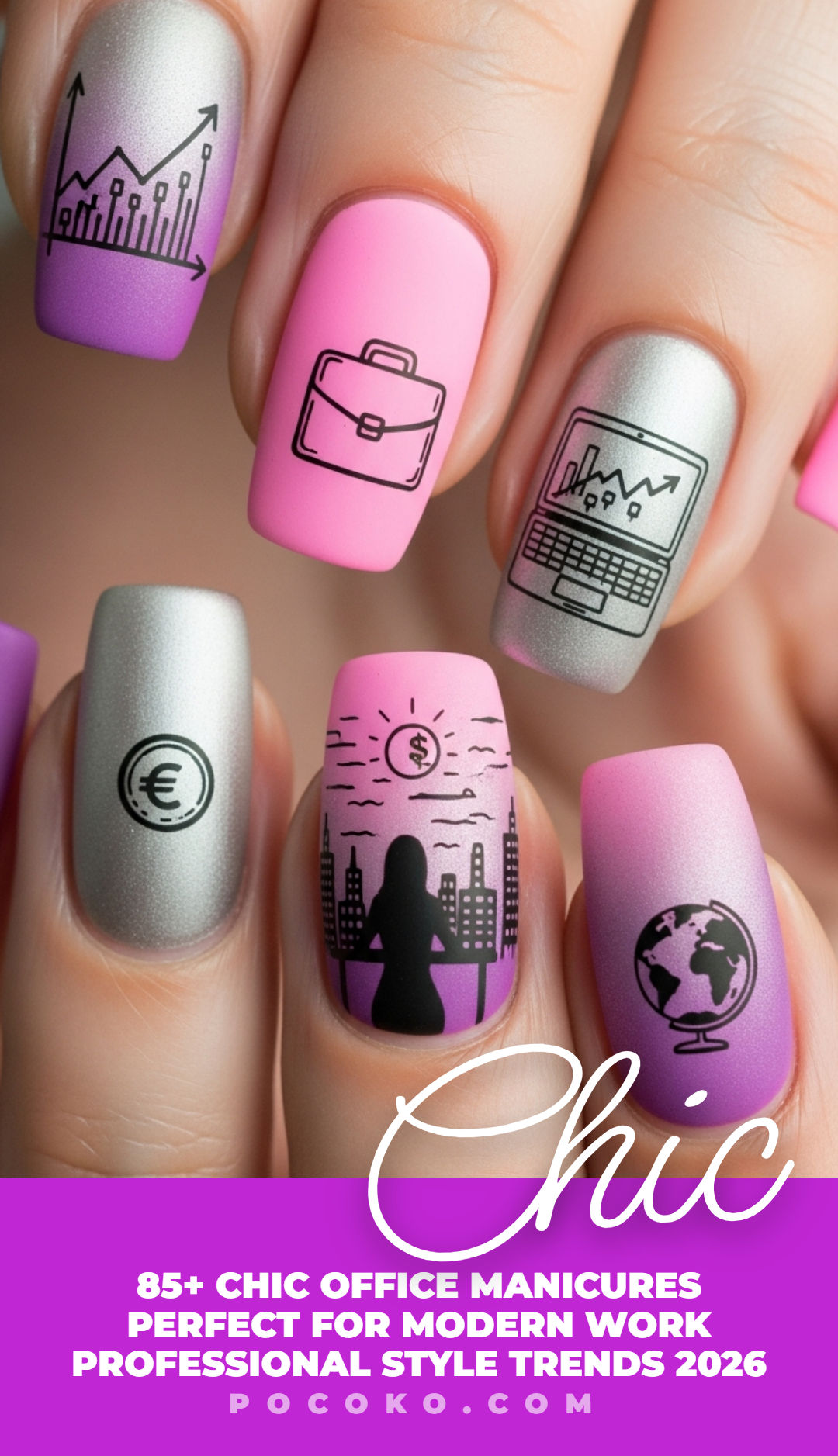 60+ Corporate Inspired Nail Art: Powerful Chic Statements | Pocoko When in doubt, go chic. These nail ideas stay elegant while still letting your creativity clock in.