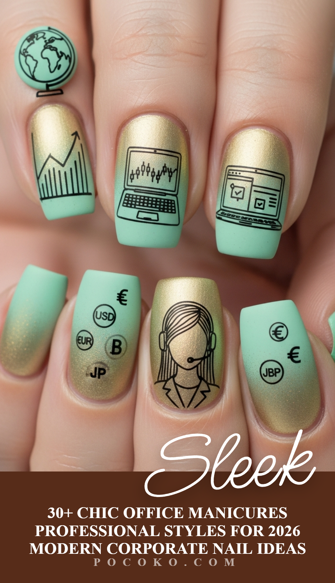 The perfect balance of neat and noteworthy. These nail looks stay within the lines but add just enough personality.