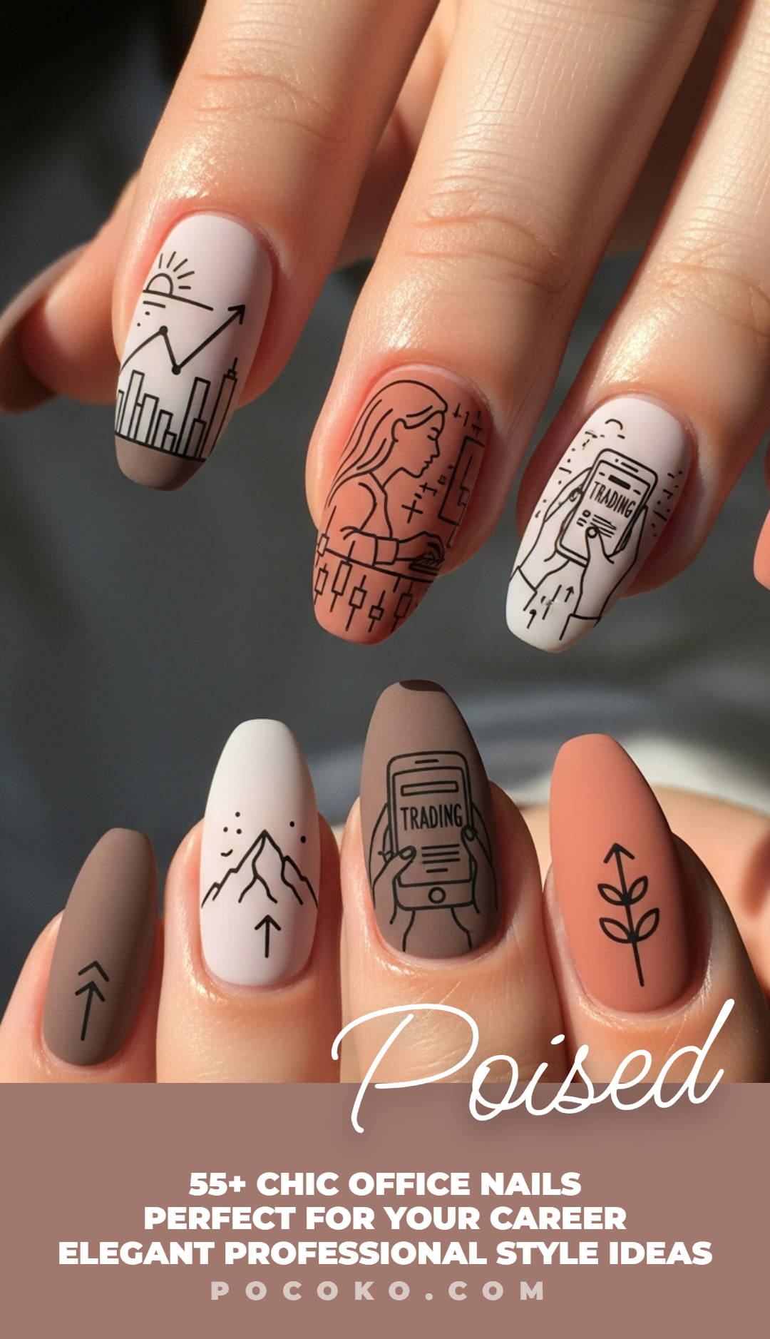 Understated, but never unnoticed. These nail styles bring quiet confidence to every handshake.