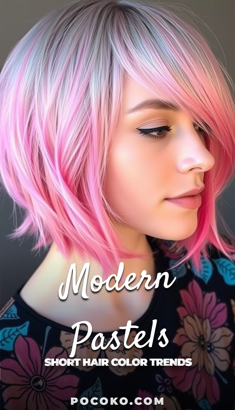 Less length, more drama. From icy blondes to moody brunettes, short hair is having its main-character moment.