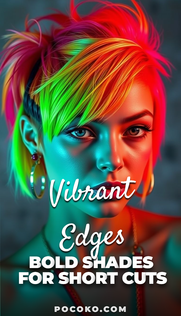 Short hair just got louder—in the best way. Think punchy colors that do all the talking so your style doesn’t have to whisper.