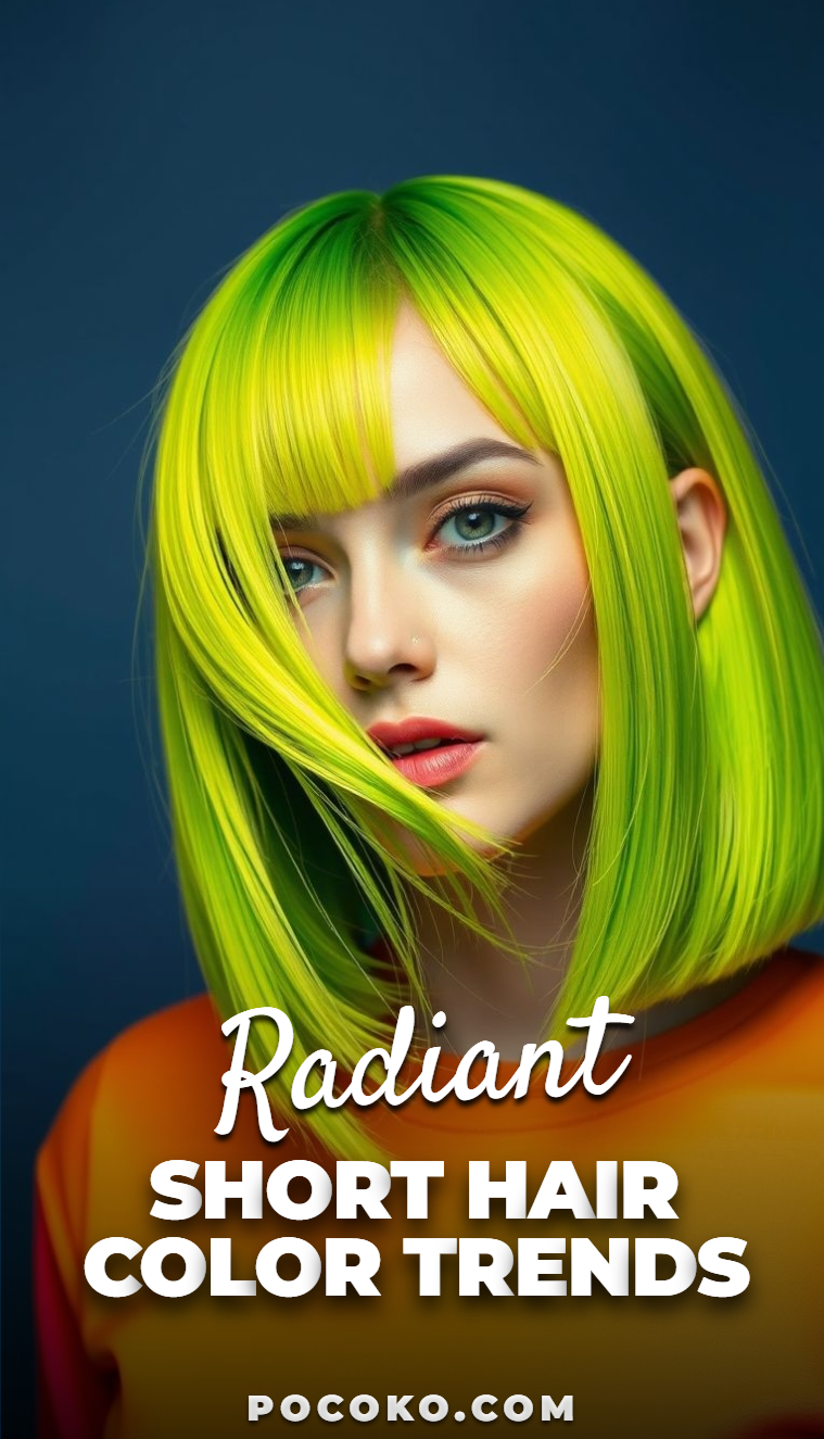 Consider this your sign to dye it bold. Short hair and daring color are basically a power couple at this point.