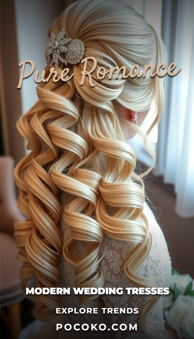 Your wedding hair should feel like an extension of your story. These looks add just the right amount of sparkle without stealing the spotlight.